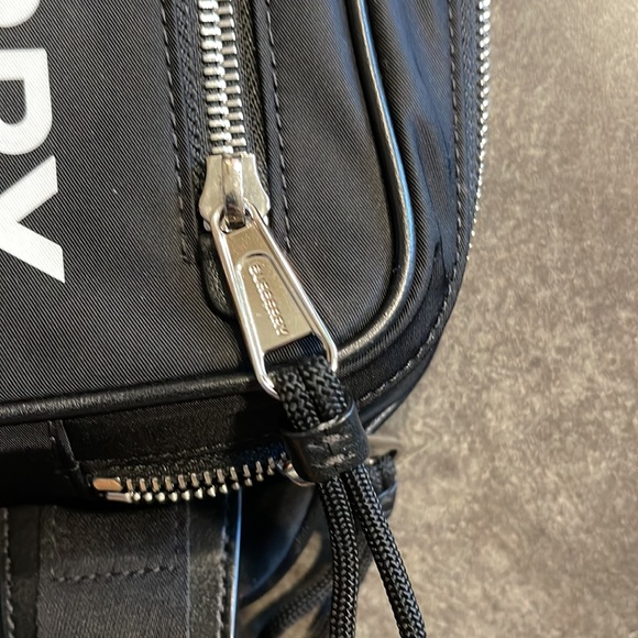 Burberry Logo Print Nylon Bum Bag - Picture 3 of 4